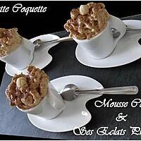 recette Mousse café aux éclats pralinés