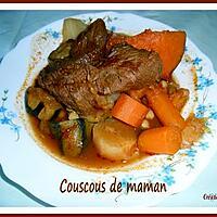 recette COUSCOUS DE MAMAN (recette familiale)