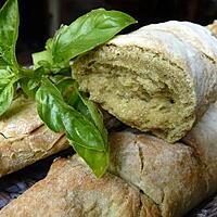 recette Pain au basilic