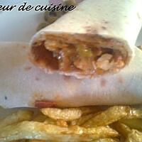 recette un sandwitch a ma façon (libanais mexicain)