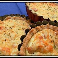 recette Petites quiches saumon fumé-ricotta