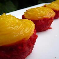 recette Financier Framboises-lemon curd