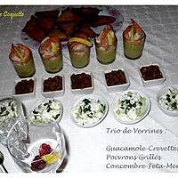 recette Trio de verrines salées