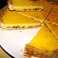 recette Tarte au fromage blanc et aux raisins secs