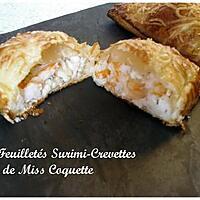 recette Feuilletés Surimi Crevettes