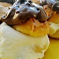 recette Choux gourmand au nutella & chantilly