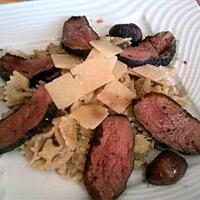 recette magret de canard aux farfalles