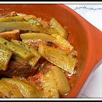 recette Tajine de boeuf à la courge (slaoui) à l'huile d'argan