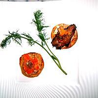 recette toasts apéritifs aux magret et aux tomates