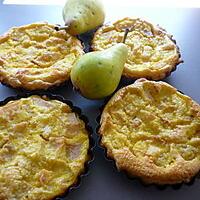 recette Tarte amandine aux poires