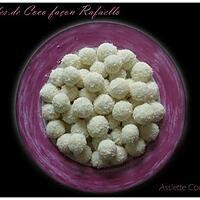 recette Boules de coco façon rafaello