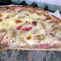 recette tarte à la rhubarbe