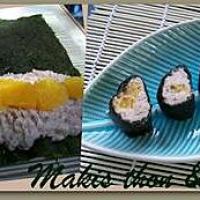 recette Makis au thon & orange