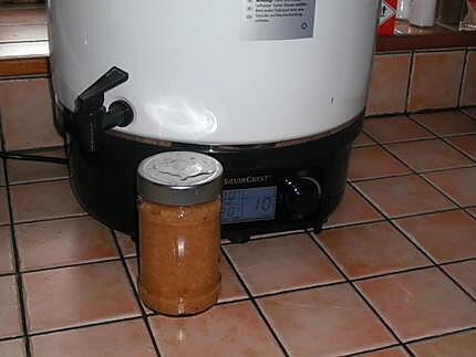 Recette de Compote pêches - pommes