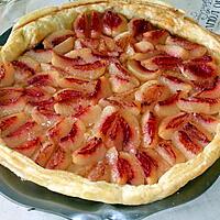 recette Tarte aux pêches