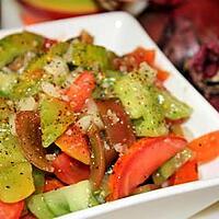 recette Salade aux 4 tomates