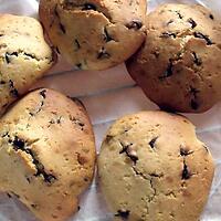 recette Cookies sans beurre, légers, croustillants et moelleux! 127kcal/cookie.