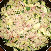 recette Poelée quinoa-courgettes