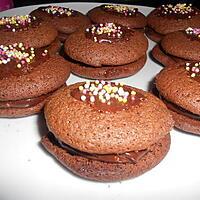 recette whoopi pie tout chocolat