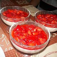 recette blanc manger coco aux fraises