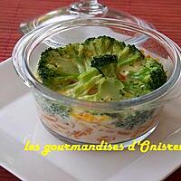 recette Gratin de carottes et brocolis