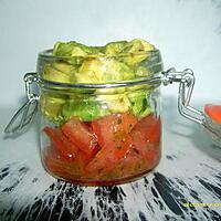 recette verrine d'avocat féroce