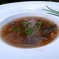 recette petite soupe façon asiatique