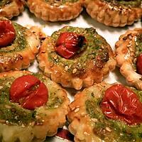 recette Tartelettes pesto et tomates cerises