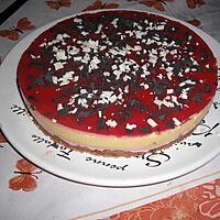 recette Bavarois fraise chocolat blanc