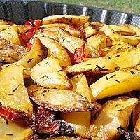 recette Potatoes rotis au poivron et herbes de provence