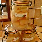 recette Poires au sirop en bocaux