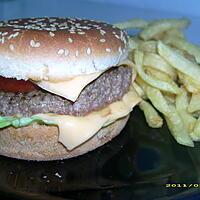 recette cheesburger maison