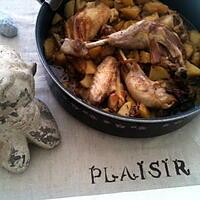 recette Cocotte de poulet et pommes de terre paysanne