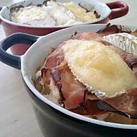 recette Tartiflette normande en cocotte