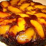recette Gâteau renversé pêches-amaretto