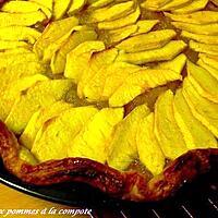 recette tarte aux pommes à la compote