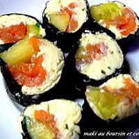 recette makis au boursin