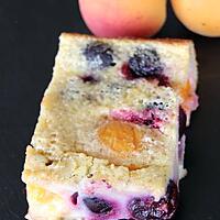 recette Clafoutis cerise-abricot aux amandes