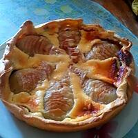 recette Tarte fondante poires-chocolat