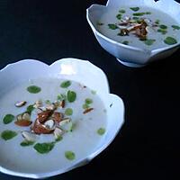 recette Ajo blanco de fenouil, amandes et huile d’origan