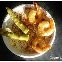 recette Bavarois d'asperges aux crevettes