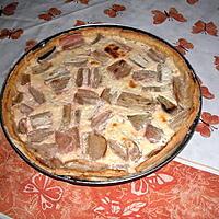 recette Tarte à la rhubarbe