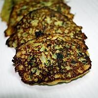 recette Galettes de courgettes au parmesan