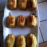 recette Madeleines à la fleur d'Oranger (Cointreau)(Vahiné)