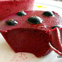 recette Petit flan cassis