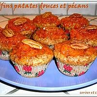 recette muffins aux patates douces et pécan