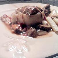 recette Paupiette de veau sauce provençale aux cépes "ramasser le matin meme par mr gourmand et mon beau pére"