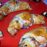 recette minis croissants aux michoko