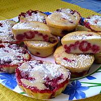 recette mini clafoutis aux framboises