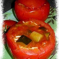 recette Tomates farcies en ratatouille